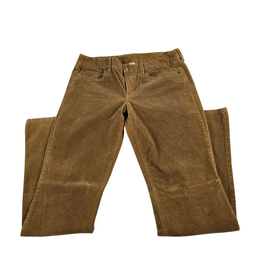 J.‎ Crew 32T Brown Corduroy Favorite Fit Pants Men's Casual 35x32